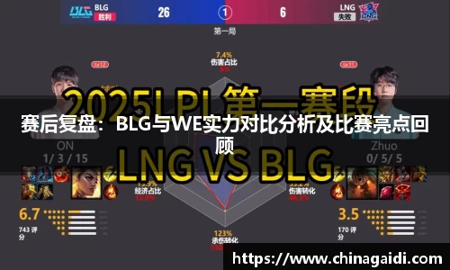 赛后复盘：BLG与WE实力对比分析及比赛亮点回顾